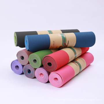 Yugland Professional Gym Eco-friendly Double Ejercicio no deslizante TPE Yoga Mat